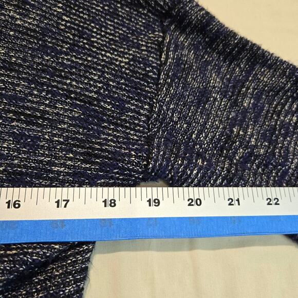 Eileen Fisher Linen Blend Open Front Cardigan Sweater Blue XS Lagenlook Travel - Picture 4 of 7